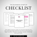 Business Startup Checklist