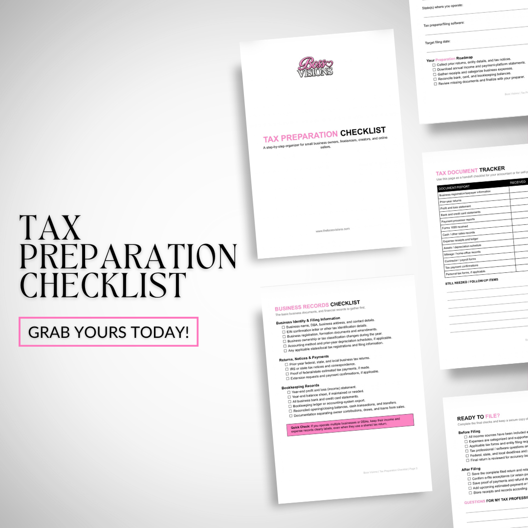 Tax Preparation Checklist